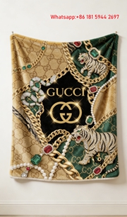 Gucci Luxury Tiger & Snake Jewel Monogram throw Blanket IMG_2664